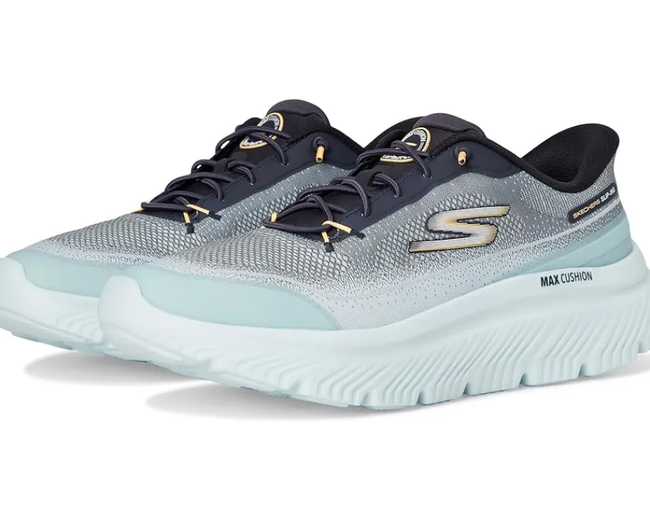 SKECHERS Performance Go Walk Max Cushioning Hyper Burst Zoltar Hands Free Slip-in Light Blue Best