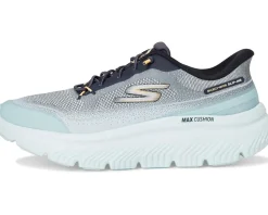 SKECHERS Performance Go Walk Max Cushioning Hyper Burst Zoltar Hands Free Slip-in Light Blue Best