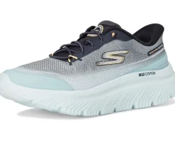 SKECHERS Performance Go Walk Max Cushioning Hyper Burst Zoltar Hands Free Slip-in Light Blue Best