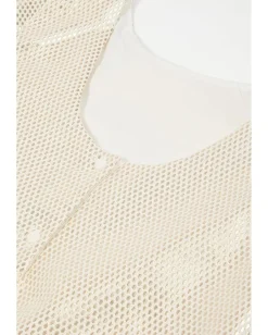 Clothing|Janie and Jack Gold Jacquard Dress (Toddler/Little Kid/Big Kid) Gray