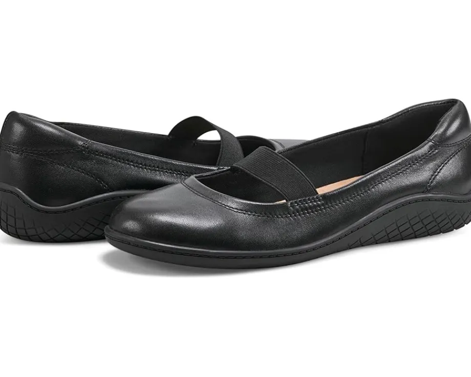 Flats|Easy Spirit Golden Black Leather