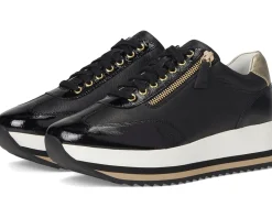 Johnston & Murphy Sneakers|Sneakers<Gracie Side-Zip Lace-Up Black