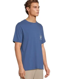 Vineyard Vines Activewear|T-Shirts<Hair Of The Dog Short Sleeve Pocket Tee Moonshine