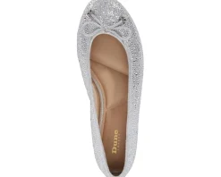 Dune London Flats<Hallis Silver Diamantes