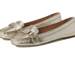 Flats|Jack Rogers Hanover Hardware Moccassin - Leather Platinum