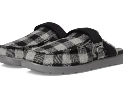 Sanuk Loafers|Loafers<Happy Hour Lite Buffalo Chill Black/Grey