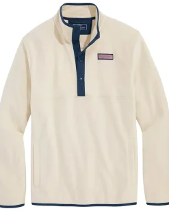 Vineyard Vines Harbor Fleece Quarter-Snap
