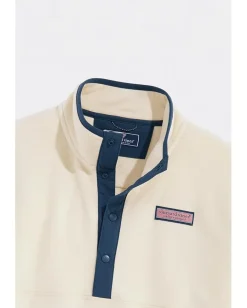 Vineyard Vines Harbor Fleece Quarter-Snap