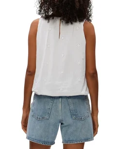 Michael Stars Hazel Bubble Top White Online