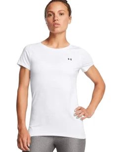 Activewear|Shirts & Tops|Under Armour HeatGear® Armour® Short Sleeve White/Black