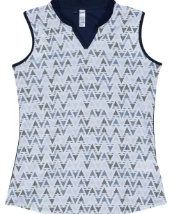 Kids adidas Golf Kids Heat.RDY Sleeveless Printed Polo Shirt (Little Kids/Big Kids)