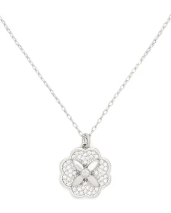 Kate Spade New York Jewelry|Jewelry<Heritage Bloom Mini Pendant Clear/Silver