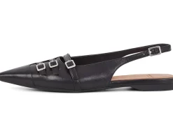 Vagabond Shoemakers Flats<Hermine Leather Slingback Flat Black