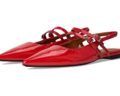 Vagabond Shoemakers Flats<Hermine Patent Leather Maryjane Flat Flame Red