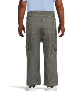Janie and Jack Clothing<Herringbone Cargo Pants (Infant) Gray