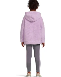adidas Kids Clothing<Hooded Sherpa Legging Set (Toddler/Little Kid) Powder Plum
