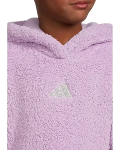 adidas Kids Clothing<Hooded Sherpa Legging Set (Toddler/Little Kid) Powder Plum