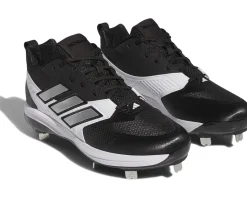 adidas Icon 8 Baseball Cleats Core Black/Silver Metallic/Footwear White 1 Discount