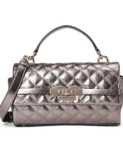 GUESS Handbags|Satchels<Idra Top Handle Flap Pewter