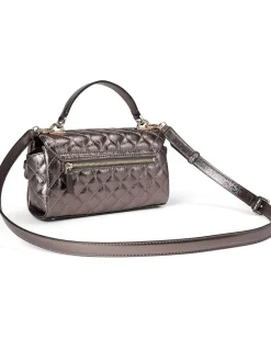 GUESS Handbags|Satchels<Idra Top Handle Flap Pewter