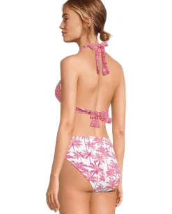 Tommy Bahama Swimwear|Swimsuits & Cover-Ups<Island Cays Point Reversible Halter Pink Maui Rev