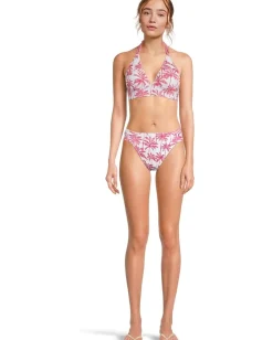 Tommy Bahama Swimwear|Swimsuits & Cover-Ups<Island Cays Point Reversible Halter Pink Maui Rev