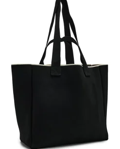 AllSaints Izzy Heart E/W Tote Black New