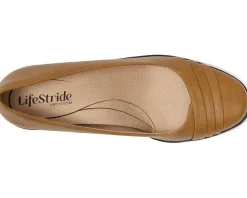 LifeStride Flats<Jenna Slip-On Tan
