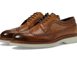Johnston & Murphy Collection Jenson Longwing Tan Italian Calfskin Discount