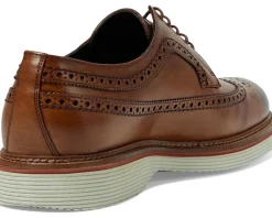 Johnston & Murphy Collection Jenson Longwing Tan Italian Calfskin Discount