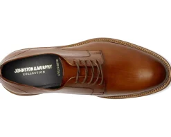 Johnston & Murphy Collection Jenson Plane Toe Tan