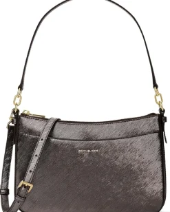 MICHAEL Michael Kors Handbags|Cross Body<Jet Set Medium Top Zip Pochette Xbody Chocolate 1