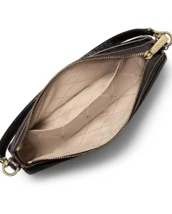 MICHAEL Michael Kors Handbags|Cross Body<Jet Set Medium Top Zip Pochette Xbody Chocolate 1