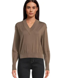 AllSaints Julieanna Jumper Walnut Brown New