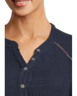 Women Michael Stars Kacey Peasant Top