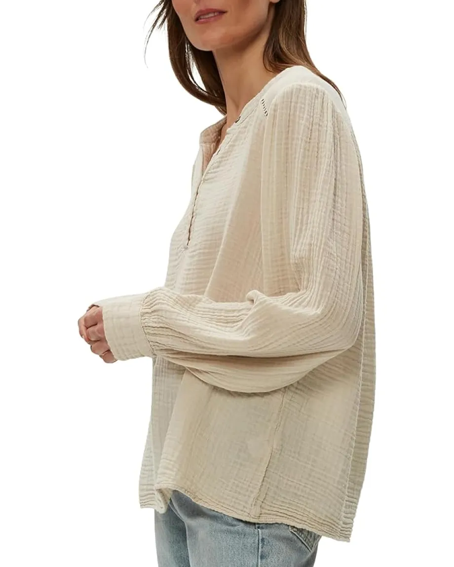 Women Michael Stars Kacey Peasant Top