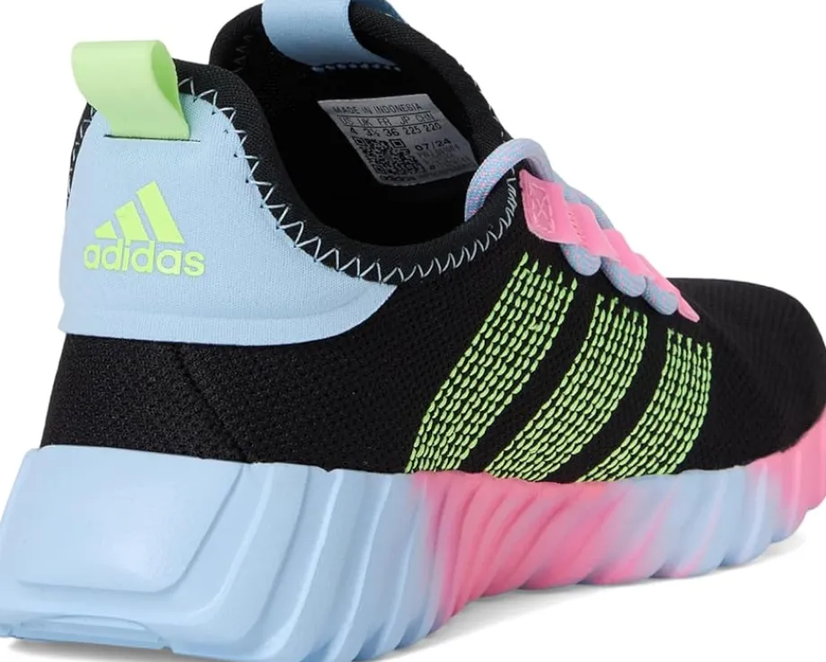 Shoes|Shoes|adidas Kids Kaptir Flow Sportswear Shoes (Little Kid/Big Kid) Black/Yellow/Clear Sky