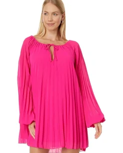 Dresses|Dresses|line and dot Kayla Mini Dress Fuchsia