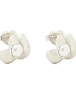 Kate Spade New York Keep Sparkling Round Huggies Clear/Silver Outlet