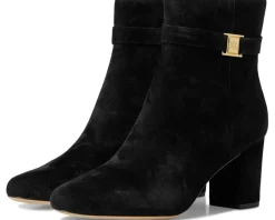 Lauren Ralph Lauren Boots|Boots<Kellie Suede Bootie Heel Black