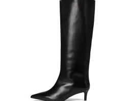 Boots|Boots|Free People Kiki Kitten Heel Boots Black Leather