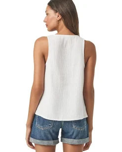 Women Splendid Kit Gauze V-Neck Tank
