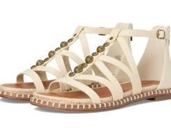 Lucky Brand Sandals|Sandals<Korina Beaded Gladiator Sandals Dark Parchment