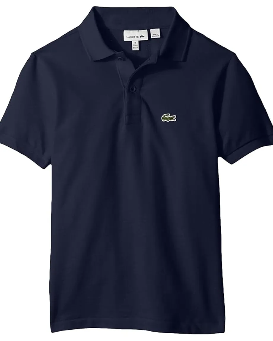 Kids/BOY Lacoste Kids L1812 Short Sleeve Classic Pique Polo (Toddler/Little Kids/Big Kids)