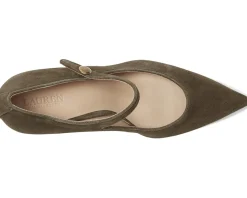 Women Lauren Ralph Lauren Lanette Suede Mary Jane Pumps