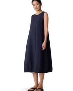 Dresses|Dresses|Eileen Fisher Lantern Dress Ink