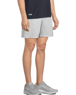 Under Armour Launch Run 7" Shorts Halo Gray/High-Vis Yellow/Reflective Hot