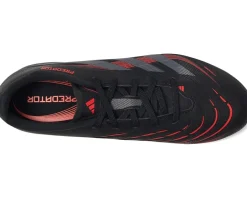 adidas Kids League Predator Firm Ground/Multi Ground Soccer Cleats (Little Kid/Big Kid) Black/Grey/Lucid Red Outlet