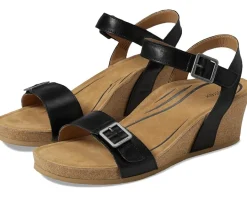 Aetrex Heels|Sandals<Lexa Black 1