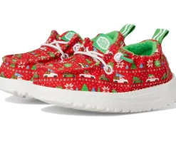 Hey Dude Kids Shoes<Lildude Holiday Sweater (Infant/Toddler) Red/Green
